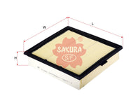 กรองอากาศ(ธาตุ) SAKURA, 6-98140266-0, A-15251, ISUZU (125708)