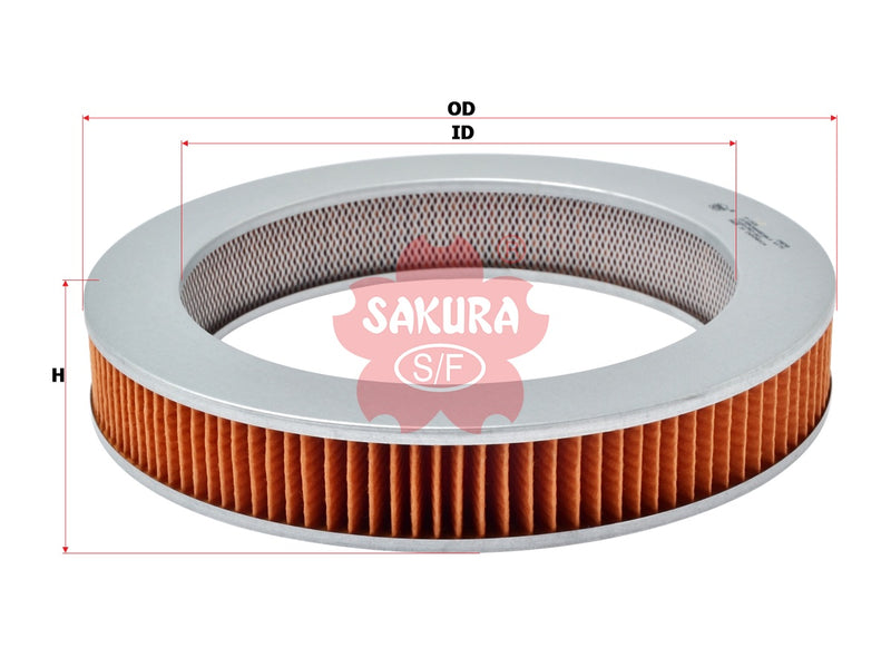 Air Filter (ဒြပ်စင်)၊ SAKURA၊ 17220-PE3-601၊ A-1606၊ HONDA (126319)