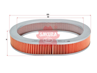 SAKURA,, Air Filter (Element), V9112-H209, A-1608, HONDA