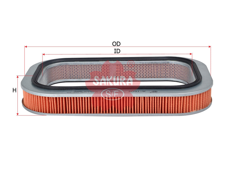 SAKURA,, Air Filter (Element), 143-2037, A-1609, HONDA