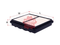 SAKURA,, Air Filter (Element), 17220-PO7-000, A-1613, HONDA