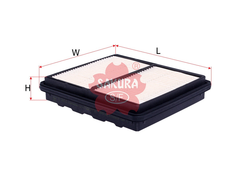 SAKURA,, Air Filter (Element), 17220-PO7-000, A-1613, HONDA
