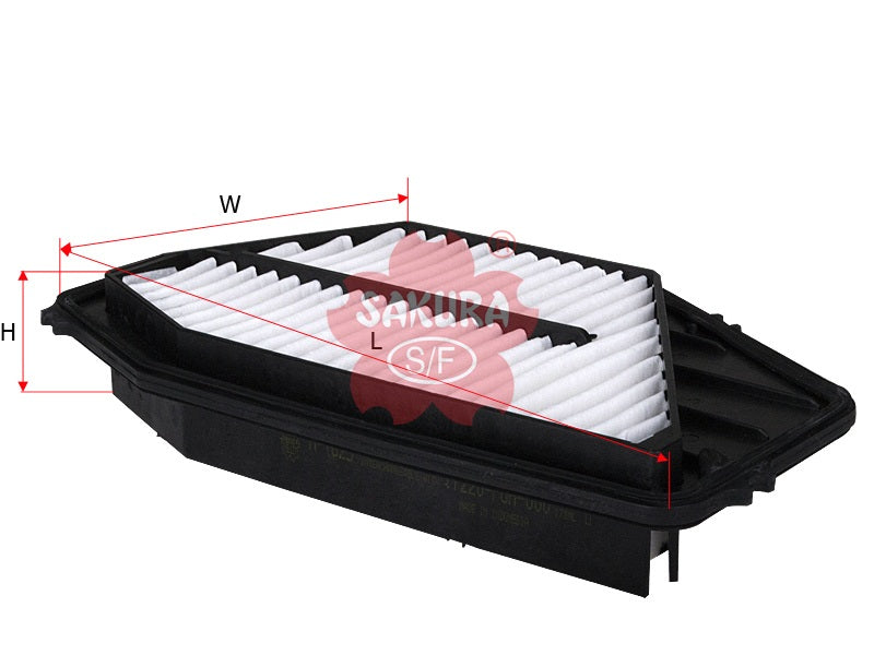 Air Filter (Element)၊ SAKURA၊ 5-86202-255-0၊ A-1623၊ HONDA (125798)