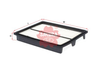 SAKURA,, Air Filter (Element), 25311968, A-1625, HONDA