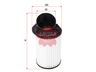 SAKURA,, Air Filter (Element), 25177038, A-1631, ACURA