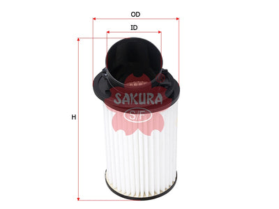 SAKURA,, Air Filter (Element), 25177038, A-1631, ACURA