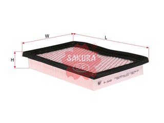 SAKURA,, Air Filter (Element), V9112-H021, A-1648, HONDA