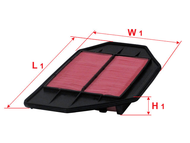 SAKURA,, Air Filter (Element), 17220-PLZ-E01, A-1657, HONDA