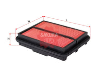 Air Filter (ဒြပ်စင်)၊ SAKURA၊ V9112-H009၊ A-1658၊ HONDA (126234)