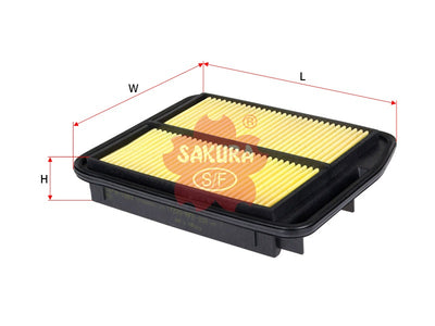 กรองอากาศ(ไส้กรอง) SAKURA, V9112-H041, A-1669, HONDA (126199)