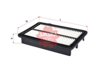 Air Filter (ဒြပ်စင်)၊ SAKURA၊ AY120-HN043၊ A-16960၊ HONDA (126222)