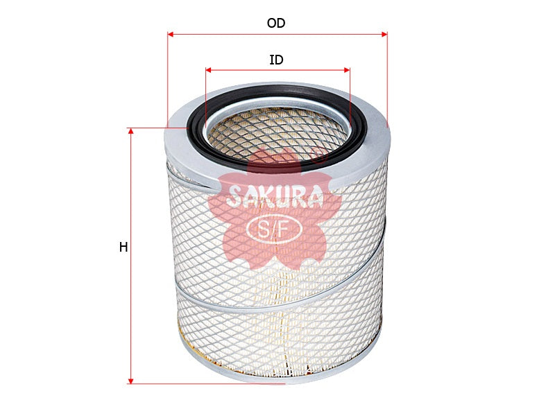 SAKURA,, Air Filter (Element), V9112-E212, A-1711, FORD