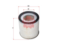 Air Filter (ဒြပ်စင်)၊ SAKURA၊ R209-13-Z40၊ A-1712၊ MAZDA (125316)