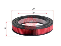 Air Filter (ဒြပ်စင်)၊ SAKURA၊ V9112-E201၊ A-1718၊ MAZDA (125399)