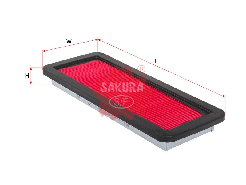 SAKURA,, Air Filter (Element), PN11-13-Z40, A-1722, MAZDA