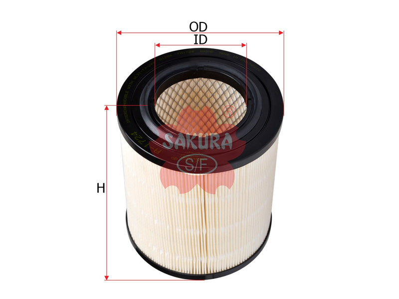 SAKURA,, Air Filter (Element), V9112-E217, A-1724, MAZDA
