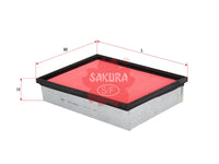 ไส้กรองอากาศ(ไส้กรอง) SAKURA, 0 K017 13 Z40, A-1753, KIA (126044)