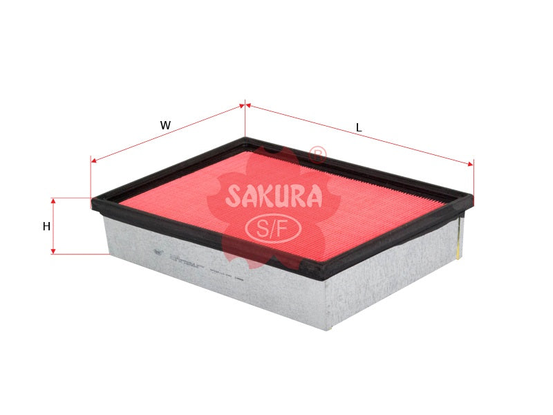 ไส้กรองอากาศ(ไส้กรอง) SAKURA, 0 K017 13 Z40, A-1753, KIA (126044)