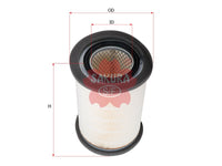 SAKURA,, Air Filter (Element), WLY1-13-Z40, A-1760, MAZDA