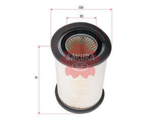 SAKURA,, Air Filter (Element), WLY1-13-Z40, A-1760, MAZDA