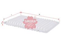 Air Filter (ဒြပ်စင်)၊ SAKURA၊ V9112-E021၊ A-1762၊ MAZDA (125345)
