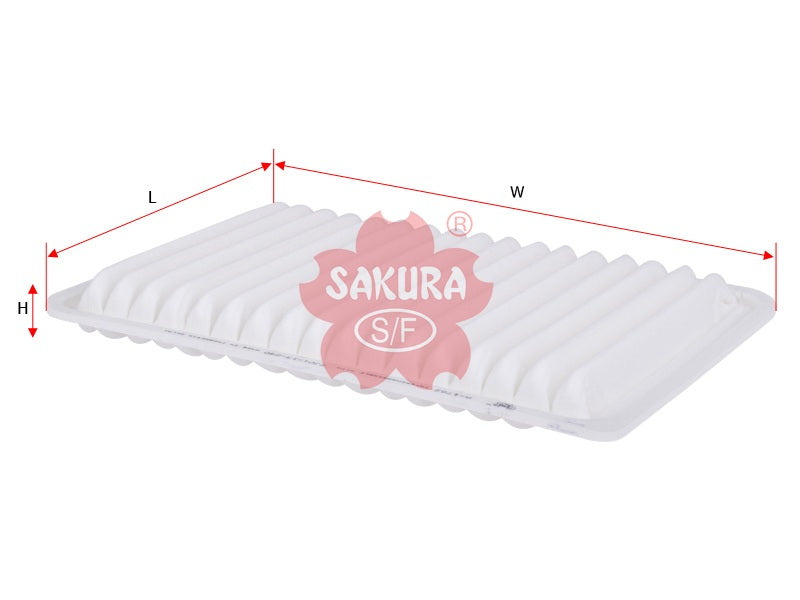 กรองอากาศ(ไส้กรอง) SAKURA, V9112-E021, A-1762, MAZDA (125345)