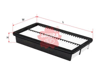 SAKURA,, Air Filter (Element), V9112-E026, A-17830, MAZDA