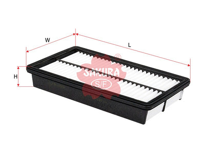 SAKURA,, Air Filter (Element), V9112-E026, A-17830, MAZDA