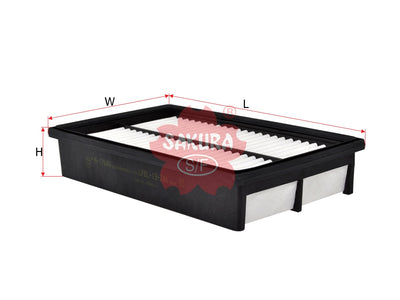 SAKURA,, Air Filter (Element), 16546-HA00A, A-17840, MAZDA