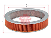 SAKURA,, Air Filter (Element), 25041138, A-1820, NISSAN