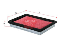 กรองอากาศ(ธาตุ) SAKURA, V9112-N005, A-1833, NISSAN (124175)