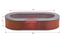 SAKURA,, Air Filter (Element), V9112-N214, A-1834, NISSAN