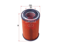 SAKURA,, Air Filter (Element), V9112-N218, A-1853, NISSAN