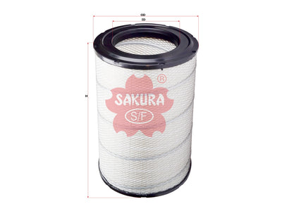 SAKURA,, Air Filter (Element), 16546-NY104, A-1854M, UD TRUCKS