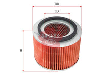 SAKURA,, Air Filter (Element), 16546-VB300, A-1855, NISSAN
