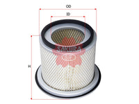 SAKURA,, Air Filter (Element), 16546-VB700, A-1856, NISSAN
