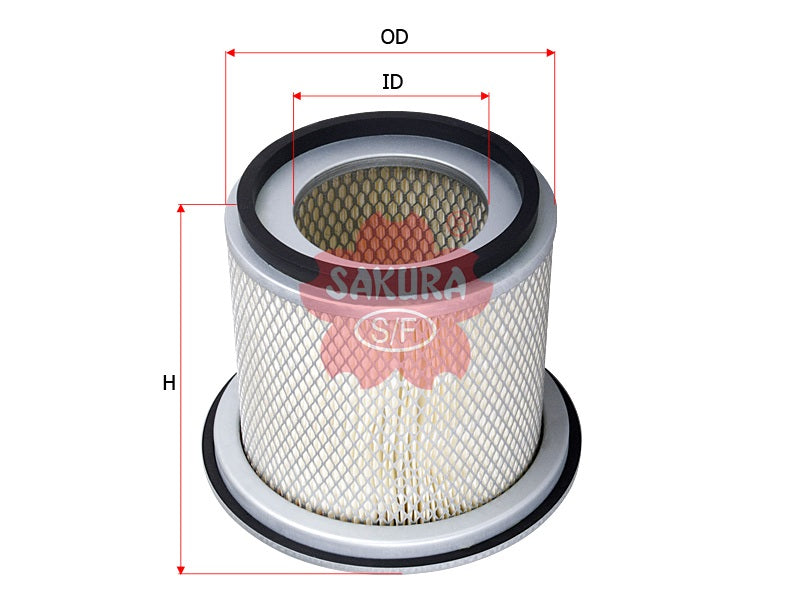 SAKURA,, Air Filter (Element), 16546-VB700, A-1856, NISSAN
