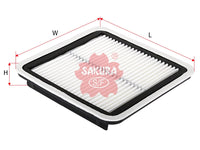 SAKURA,, Air Filter (Element), 16546-AA12A, A-1876, SUBARU