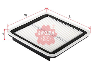 SAKURA,, Air Filter (Element), 16546-AA12A, A-1876, SUBARU