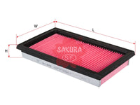 SAKURA Air Filter (Element) V9112-N008 A-1878 NISSAN NOTE E11