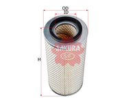 SAKURA,, Air Filter (Element), 16546-G4800, A-18900, NISSAN