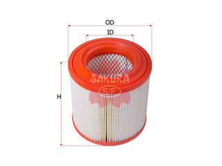 SAKURA,, Air Filter (Element), 16546-MA70C, A-18960, NISSAN