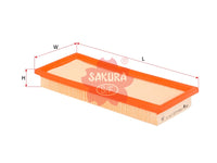 ไส้กรองอากาศ(ไส้กรอง) SAKURA, 8996604, A-1917, VOLKSWAGEN (123410)