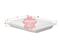 Air Filter (ဒြပ်စင်)၊ SAKURA၊ BA 9601 A၊ A-1954၊ FORD (126642)