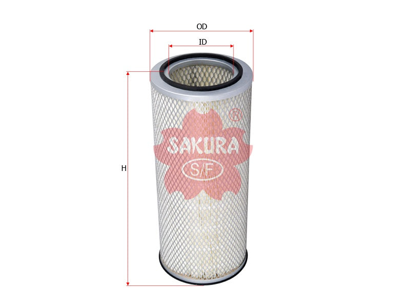 Air Filter (Element), SAKURA, 2VC129619, A-1955, FORD (125207)