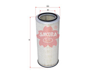 SAKURA,, Air Filter (Element), 2VC129619, A-1955, FORD