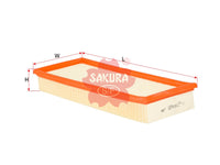 SAKURA,, Air Filter (Element), 1S71-9601-AB, A-1956, FORD