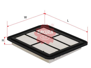SAKURA,, Air Filter (Element), BA9601B, A-1957, FORD