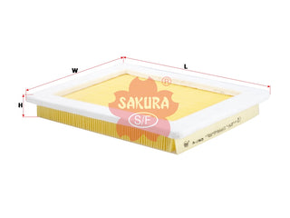 SAKURA,, Air Filter (Element), 4L3U-9601-BC, A-1965, FORD