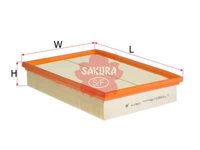 ไส้กรองอากาศ(ธาตุ), SAKURA, PHE000112, A-19810, LAND ROVER (125507)